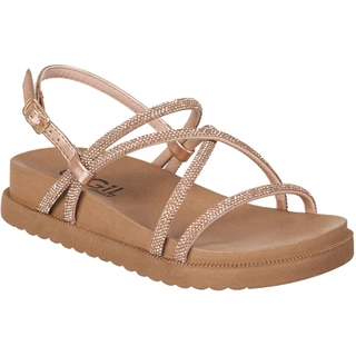 Sandália Feminina Infantil GiGiL Teen Flatform Birken Strass Brilho Confortável Moda Blogueira Promoção