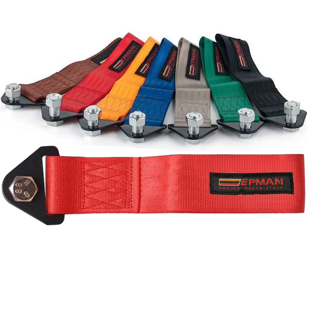 Tow Strap Hook Cinta Para Reboque Fita Esportiva Engate de Carro