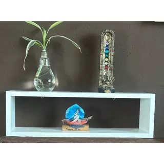 Nicho retangular 100% MDF branco Diversos Tamanhos livro coleções sala quarto banheiro
