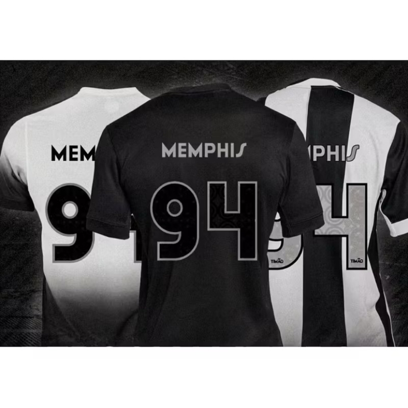 Camisa Corinthians Memphis Depay Branca nova 2024