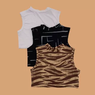 Kit 3 Top cropped liso gola alta várias cores moda blogueira blusinha