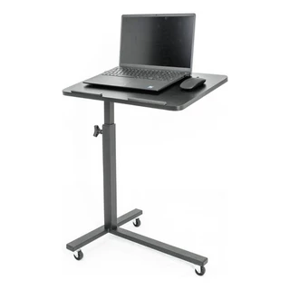 Mesa Notebook Para Home Office Com Regulagem de Altura e Rodinhas Estudo Trabalho Cama Portátil