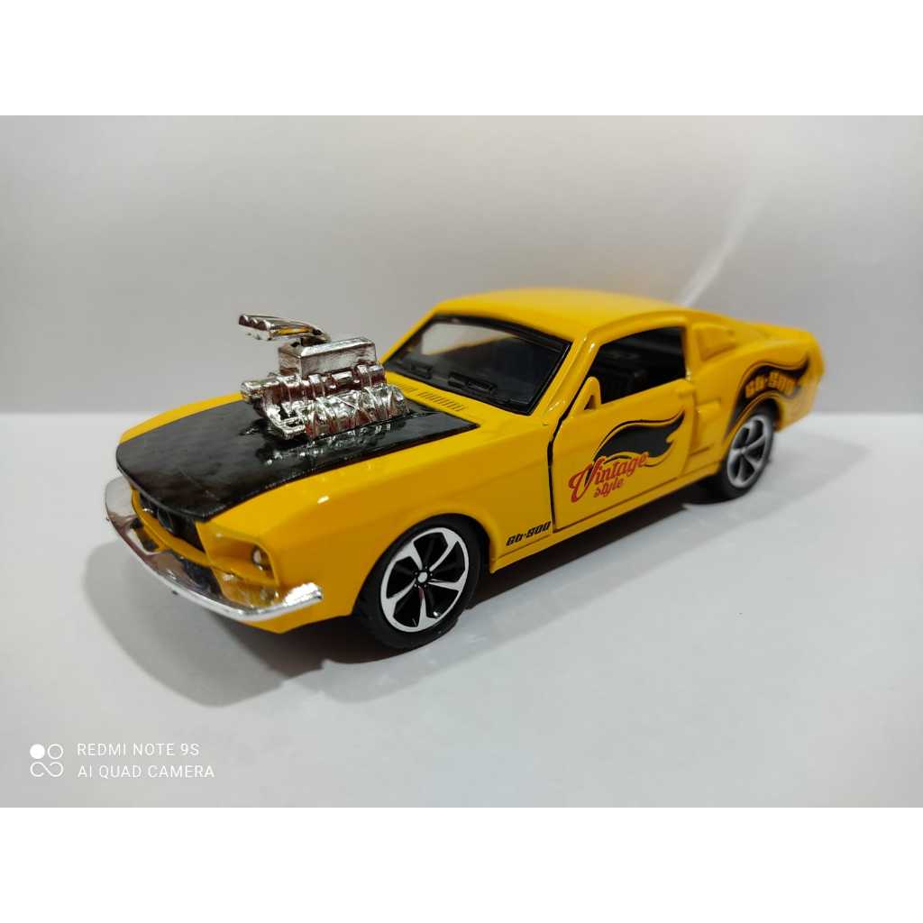 Miniatura Mustang GT 1967 escala 1:32 diversas cores | Shopee Brasil