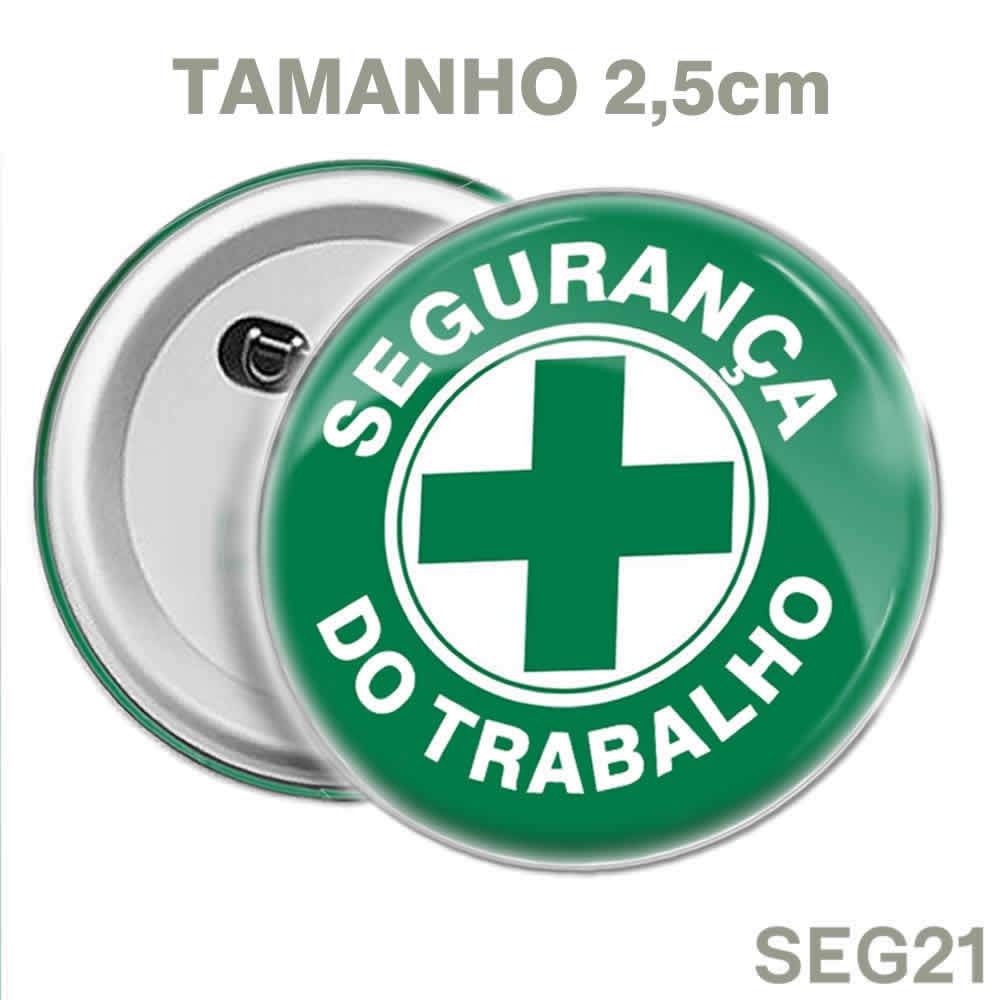 Kit 10 bottons Segurança do Trabalho Cipa tm 2.5cm | Shopee Brasil