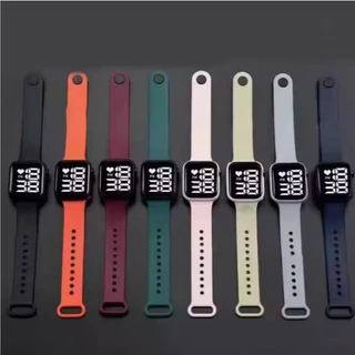 kit 20 relógios quadrados a prova D'agua sortidos unissex
