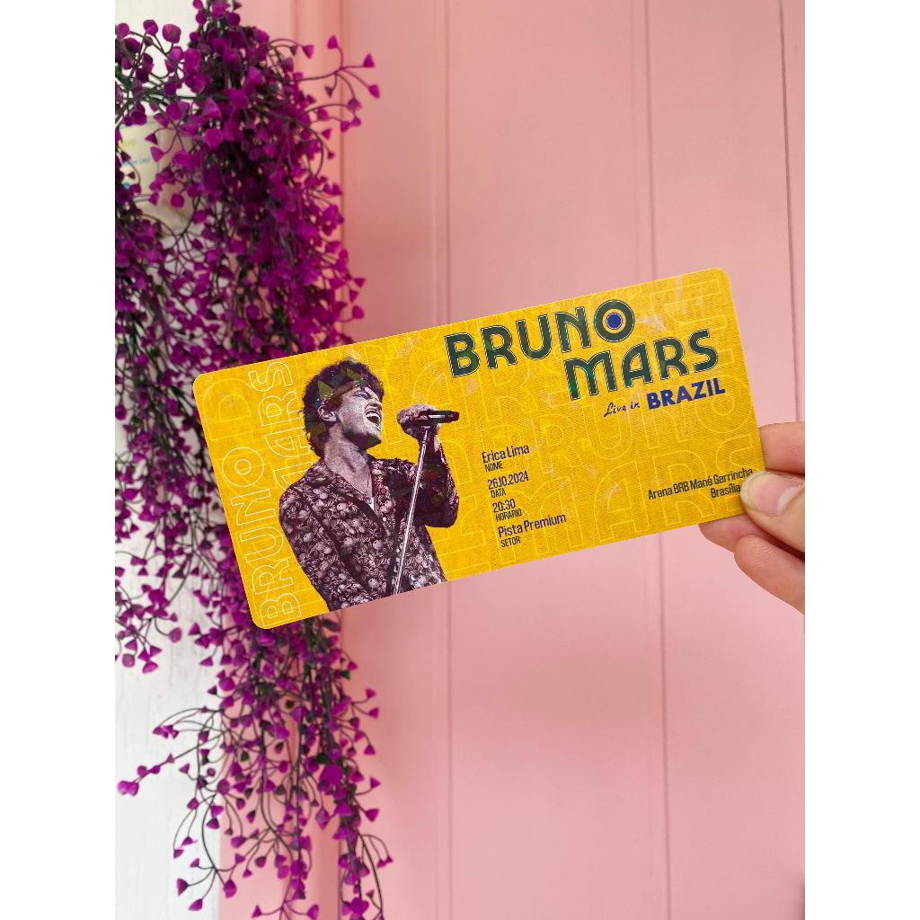 Ingresso Simbolico Bruno Mars | Shopee Brasil