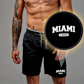 Bermuda Short Mauricinho Antiodor Esportiva MODELO 2024 MIAMI HEAT 03 - Academia,corrida , treino, crossfit, esportivo