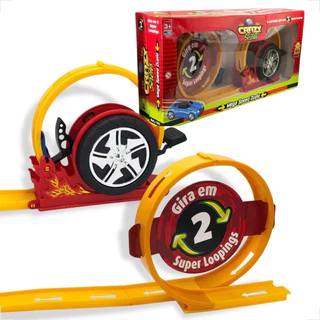 Pista Mega Speed Duplo Acrazy Streets Bs Toys