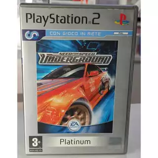 Need For Speed Underground Platinum Ps2 Pal Europeu Original