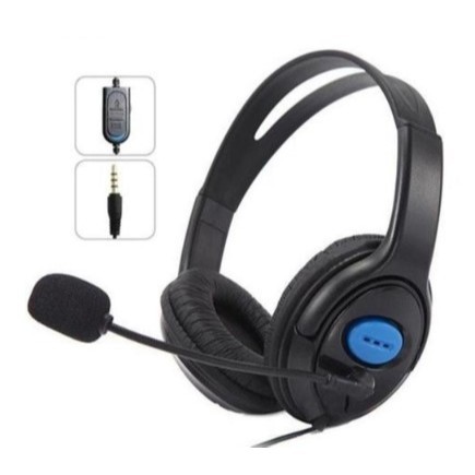 Fone de Ouvido Headset Gamer para PS4 Celular computador com Microfone
