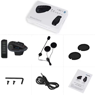 Fone De Capacete Com Luz Ambiente Bluetooth Intercomunicador Para Capacete Ipx6 À Prova D