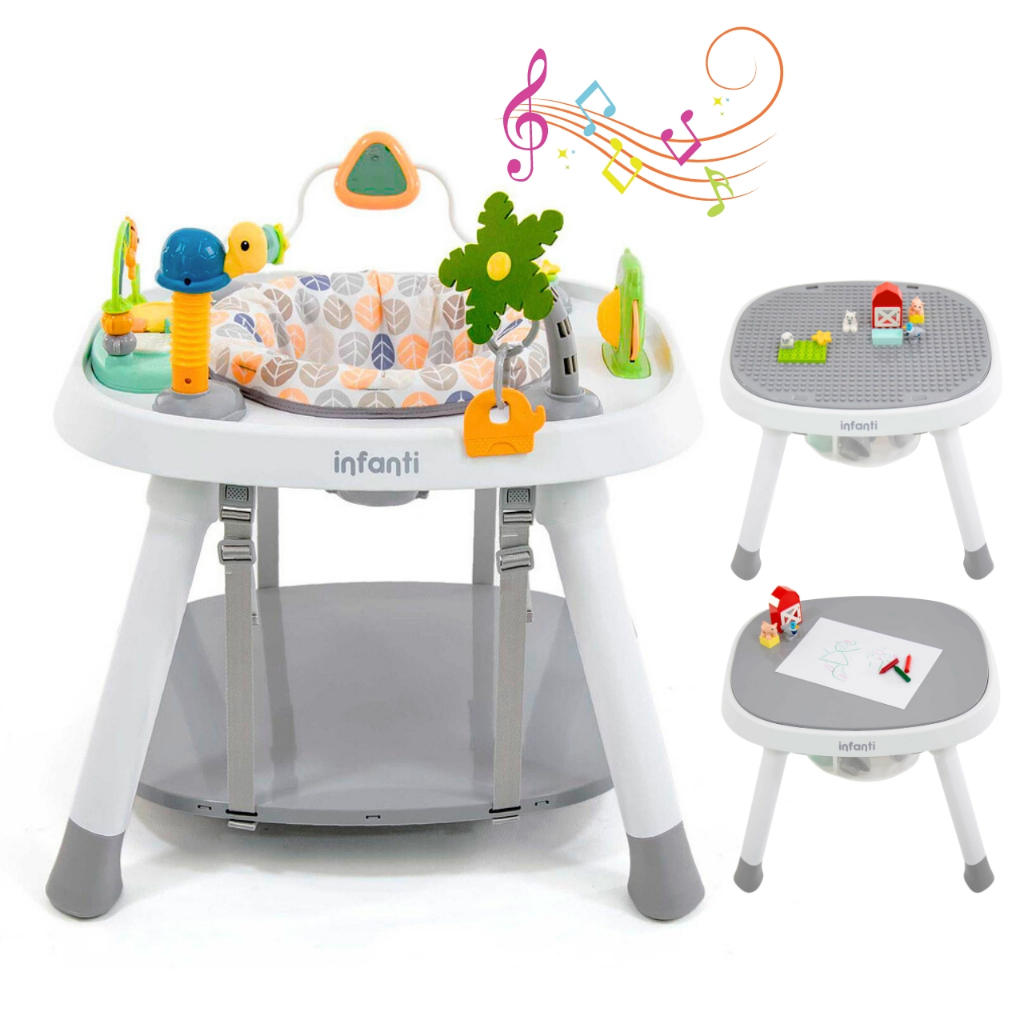 Centro de Atividades Para Bebê 3 Em 1 Com Som e Luz Musical Brinquedos ...