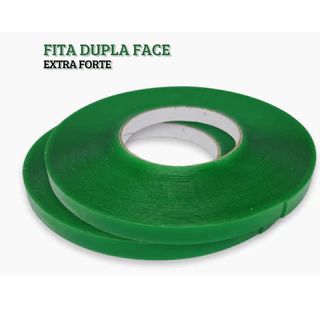 Fita Dupla Face Fixa Forte 20 Metros Transparente