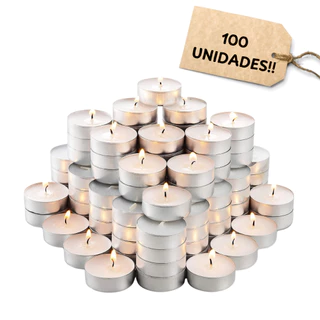 kit mini vela rechaud branca inodor fondue flutuante decoração spa relaxamento alumínio mesa posta lamparina suporte presente lembrancinha light candles sem cheiro
