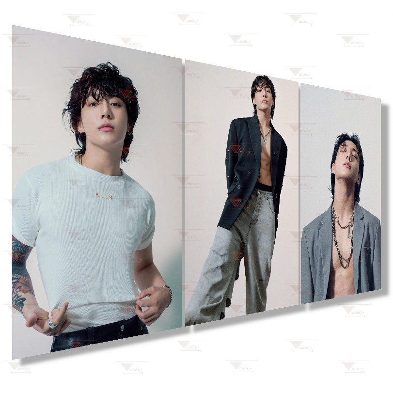 TOO MUCH JUNG KOOK 3枚セット Jungkook Kit 3 Quadros Decorativos K-POP Jeon Jung-kook SEVEN