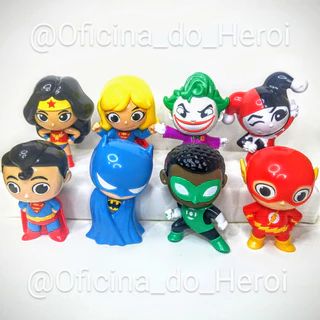 Liga da Justiça Coleção DC Burger King 2024 Bonecos LACRADOS (Selecione o seu)