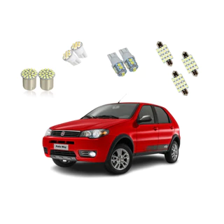 Kit Lâmpada Led Palio Fire Way Economy Farolete Ré Etc