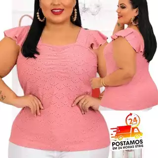 Blusa plus size regata de lesse linha premium verão tendencia