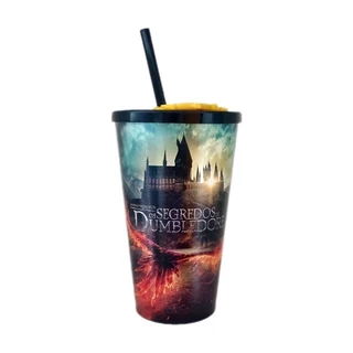 copo Harry Potter animais fantásticos segredos de Dumbledore Cinemark nerd geek Hogwarts
