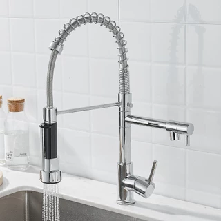 Torneira Pia Gourmet Cozinha Misturador Monocomando Saída Dupla Cromado Inox Yesop