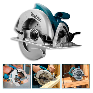 Serra Circular Makita 5007N/HS7010 185mm (7 1/4") - Potência de 1600W/1800W para Cortes de Madeiras em Oferta na Shopee