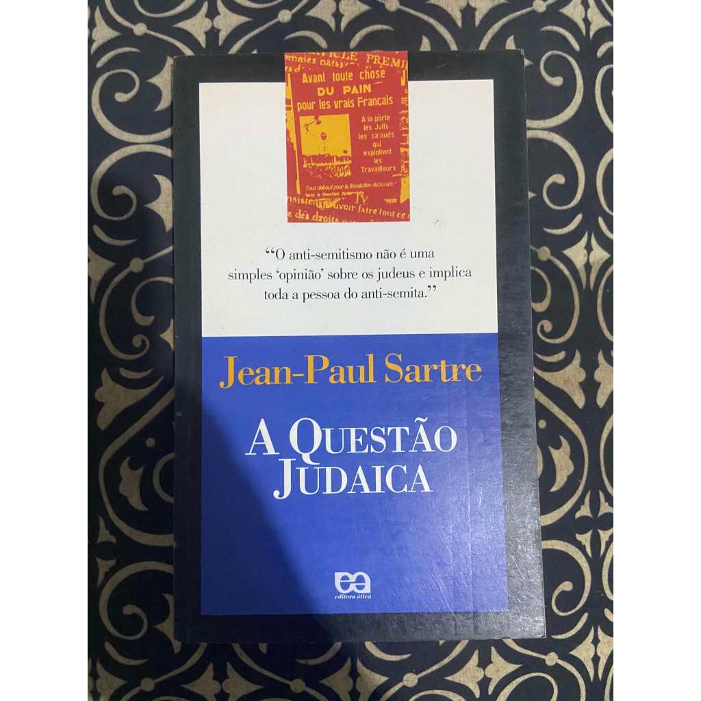 Livro A Questão Judaica (Jean-Paul Sartre) | Shopee Brasil