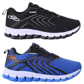 Kit 2 Pares Tênis Esportivo Academia Caminhada Macio Confortável Resistente Flexível Envio Imediato
