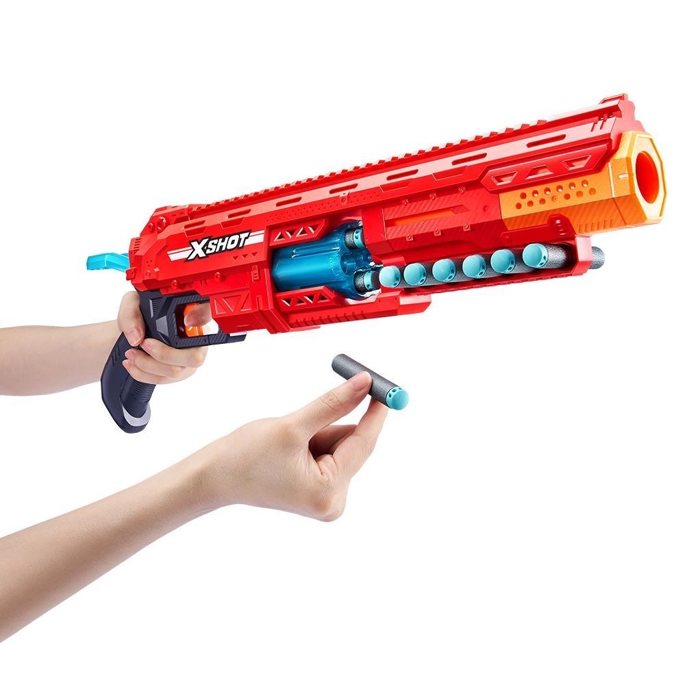 Lançador De Dardos X-shot Red tipo Nerf 16 Dados Candide Caliber