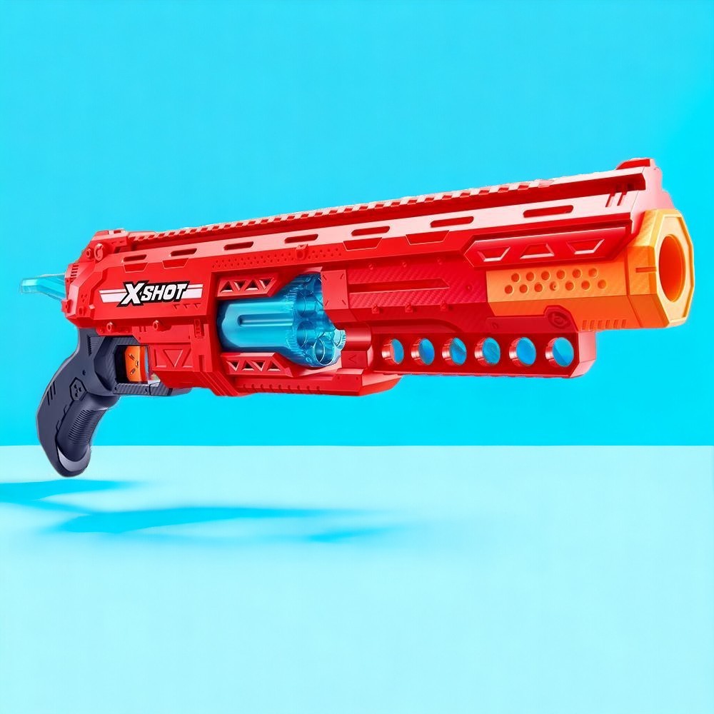 Lançador De Dardos X-shot Red tipo Nerf 16 Dados Candide Caliber
