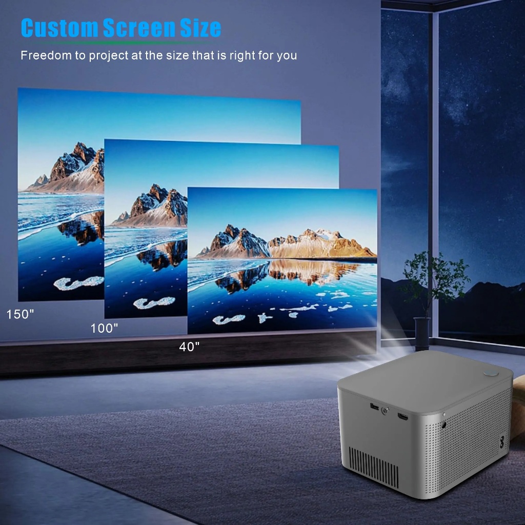 Projetor Inteligente Compacto 4k Android 11 Dual Wi-fi 6 300