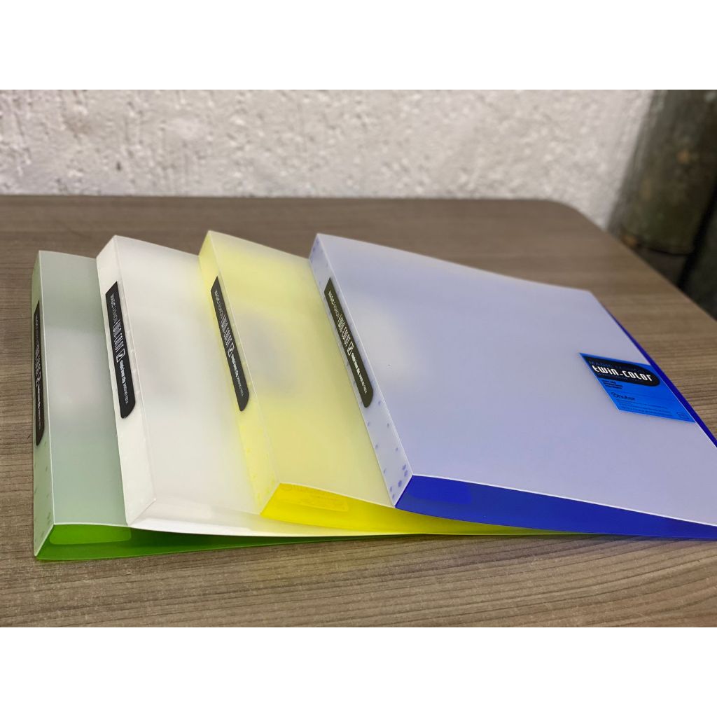 Fichario Pasta de Arquivo A4 com Bolsos de Plástico Organizador de ...