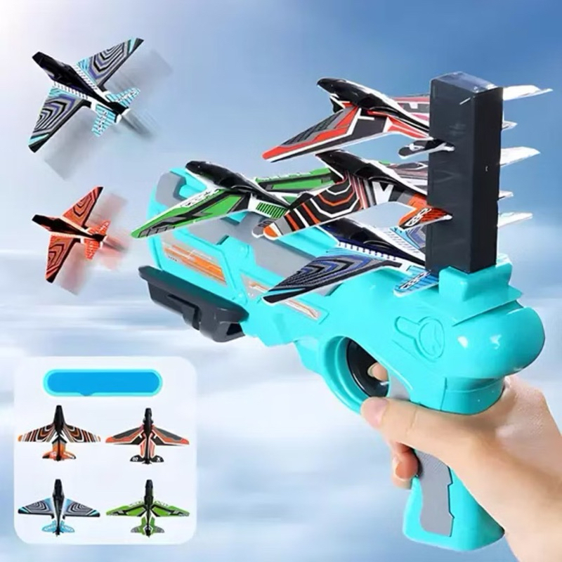 Lançador Pistola De Avião De Catapulta Avião De Brinquedo Infantil