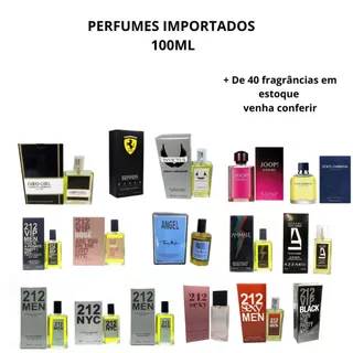 PERFUME MASCULINO E FEMININO 100ML ESCOLHA O SEU