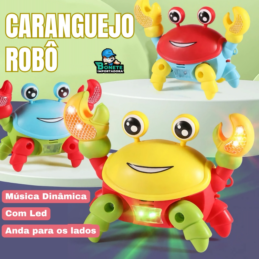 Brinquedo Caranguejo Fujão Musical | Shopee Brasil