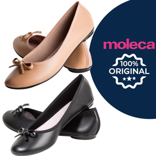 Sapatilha Feminina Moleca Adulto Confortável Original com Laço Bico Redondo Ideal Para o Dia a Dia