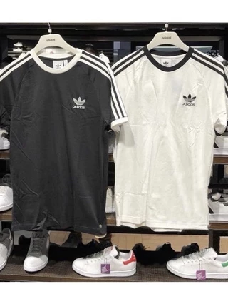 kit 2 Camiseta marca Retrô 3 listras - Unissex masculina Retrô 3 listras Masculina Peruanas Importadas Manga Curta Listrada Unissex feminino mulhe