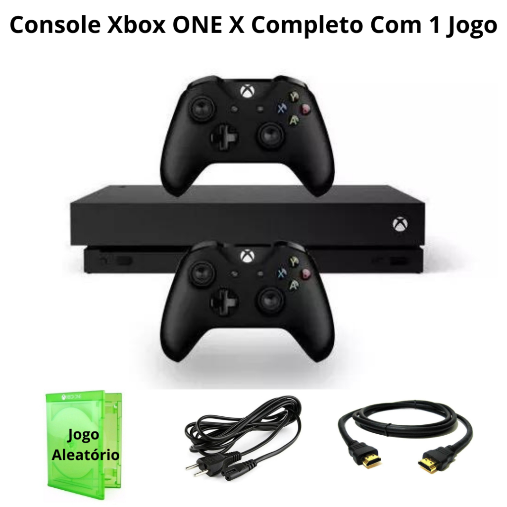 Console Xbox One X 1TB Seminovo A Pronta Entrega | Shopee Brasil