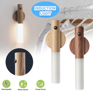 Luminária Portatil Recarregável Com Sensor de Movimento Para Cabeceira e Parede Com Suporte