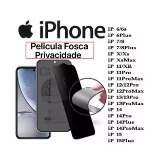 Películas Cerâmica Privace Não quebra Iphone vários modelos