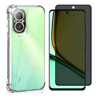 Capinha Anti-impacto + Película 3d Privacidade P/ Realme C67