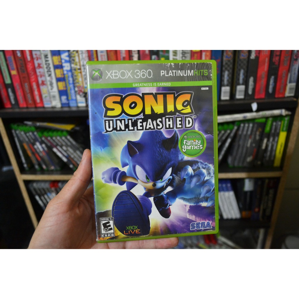Sonic Unleashed Xbox 360 Original Mídia Física