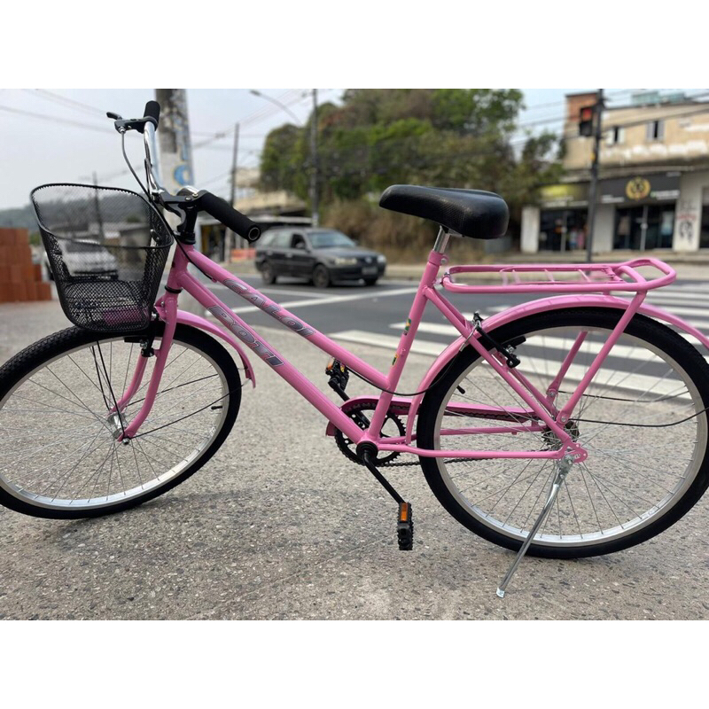 BICICLETA POTI ARO 26 ROSA BEBÊ | Shopee Brasil