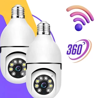 Kit 2 Câmera Segurança 360 Infravermelho Sem Fio Wifi