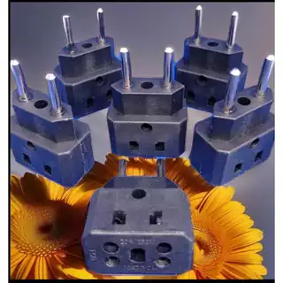 KIT 3 peças Adaptador Cerâmica Super Resistente 10-20A cor preta