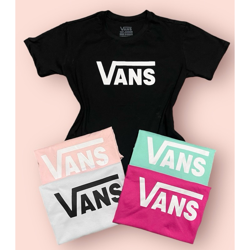 T-shirt camiseta feminina 100% algodão VN