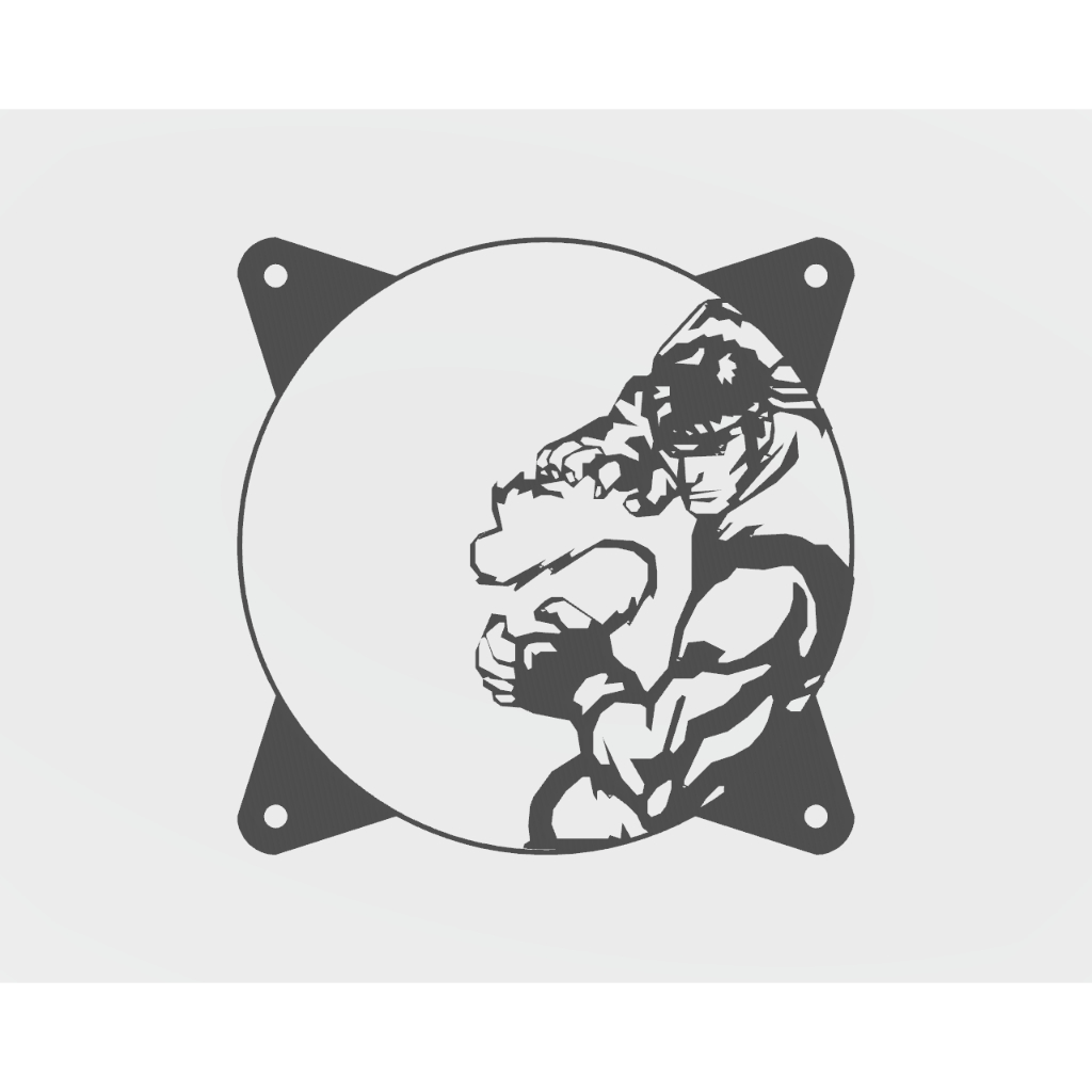 Grade Fan / Fan Grid Street Fighter Ryu
