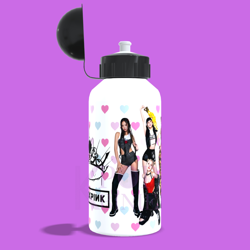 Garrafa squeeze blackpink girl group kpop 500ml | Shopee Brasil