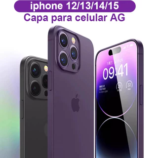 Capa De Vidro Temperado Original AG Glass, adequada para iPhone série 11/12/13/14/15, resistente ao desgaste e à sujeira