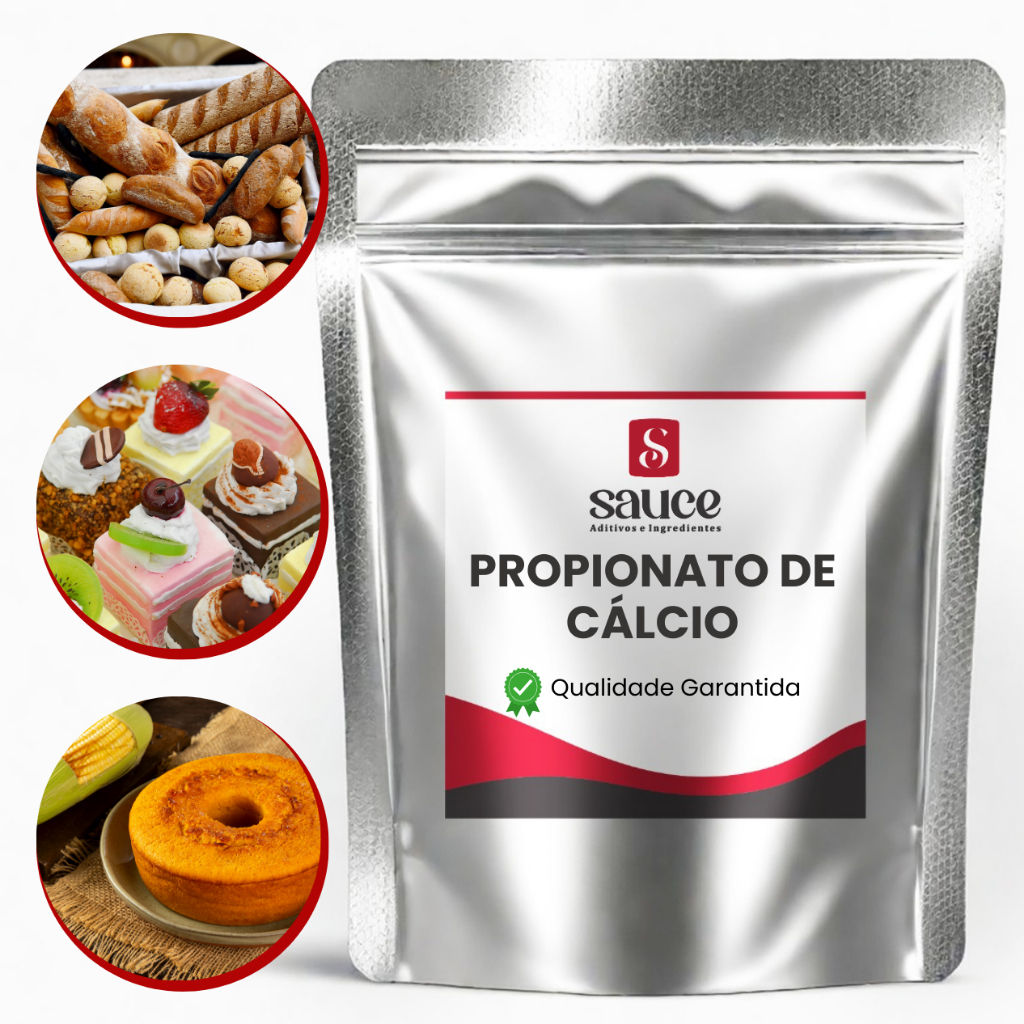 Propionato De Cálcio 200g - Antimofo Pães - Bolos - Massas