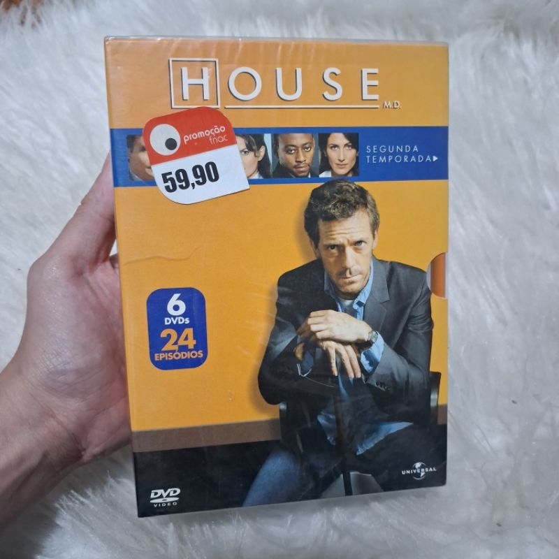 Box Dvd série Dr. House - 1, 2, 3, 4, 5, 6 Temporadas Completas